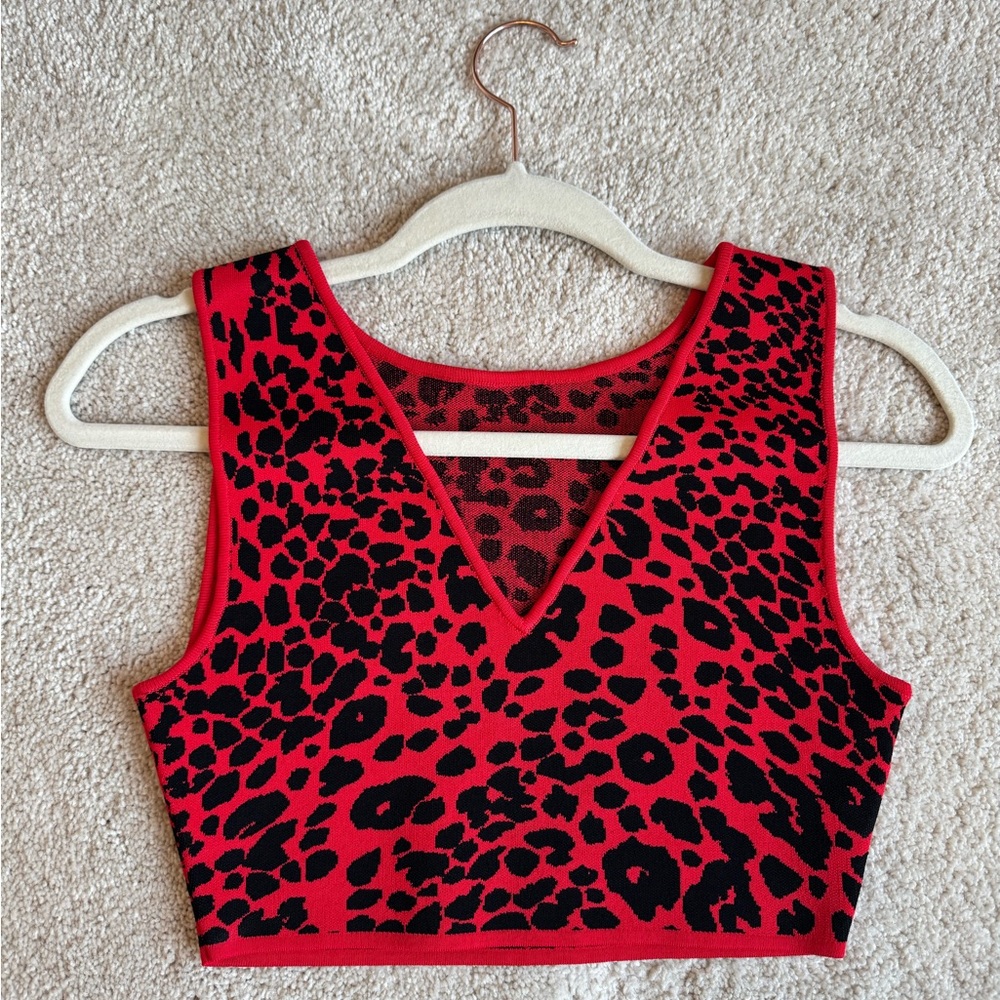 BCBG Fenella cropped top